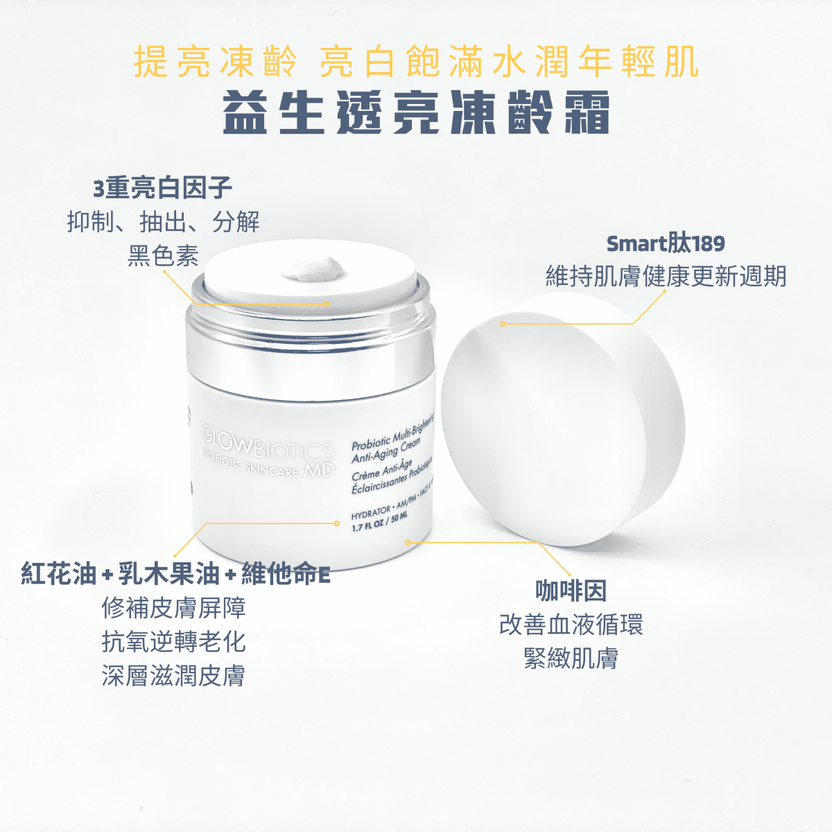 益生透亮凍齡霜 - Derm - Mart