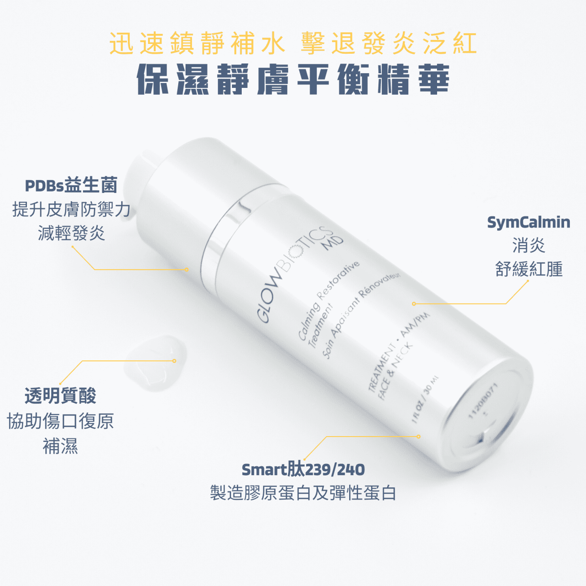 保濕靜膚平衡精華 - Derm - Mart